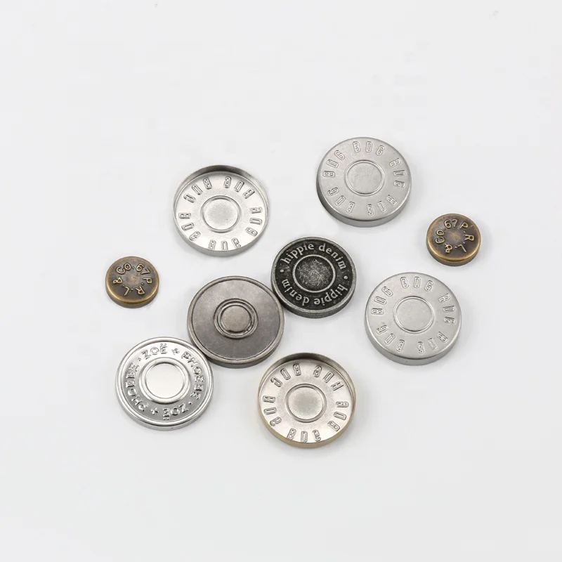New Design Round  Shirt Bag Cloth Brass Zinc Alloy Cover Metal Snap Garment Buttons Accessories