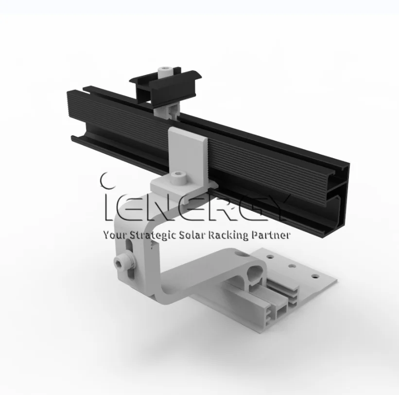 Pv Mounting Bracket 3 Way Mounting Tile Roof Adjustable Solar Hook Set of Jinko Solar Panel Mounting
