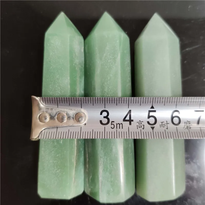 
Natural Reiki Healing Green Aventurine Quartz Crystal Points wands 