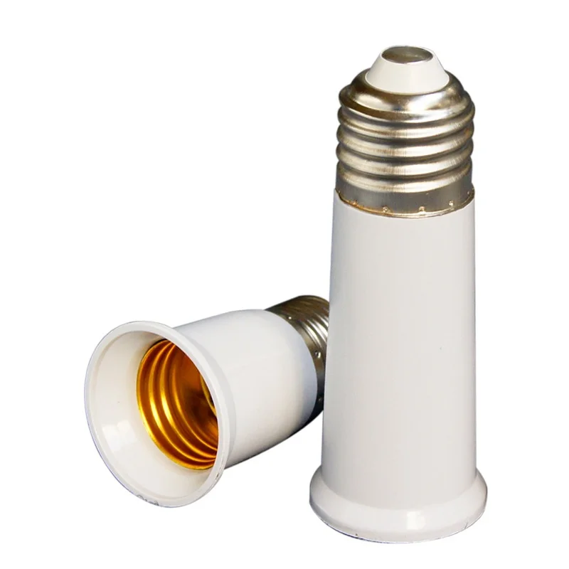 65mm 95mm 120mm E27 To E27 Extender Lamp Holder Base Bulb Extend Extension Socket Adapter Led Light Adapter Converter