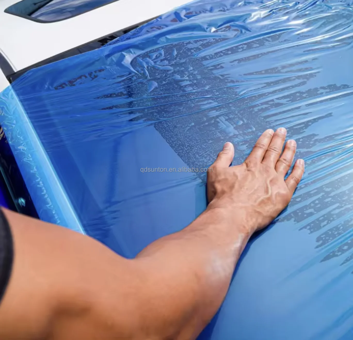 Автомобильная клейкая пластиковая пленка 3 мил для поврежденных автомобилей