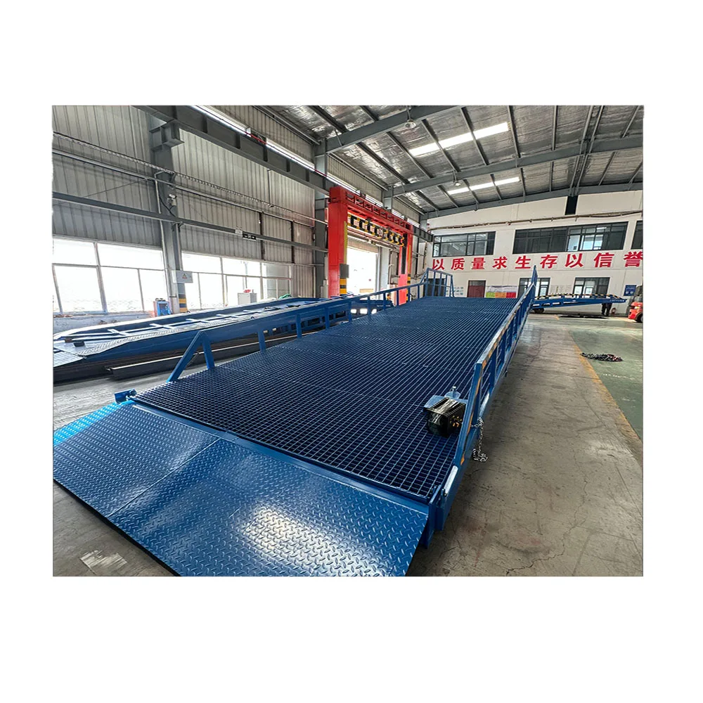 10 Ton Forklift Ramp 6ft Low Dock Ramp 20T Container Electric Flatbed Cart Transfer Vehicle Logistics Warehouse Coil Transfer