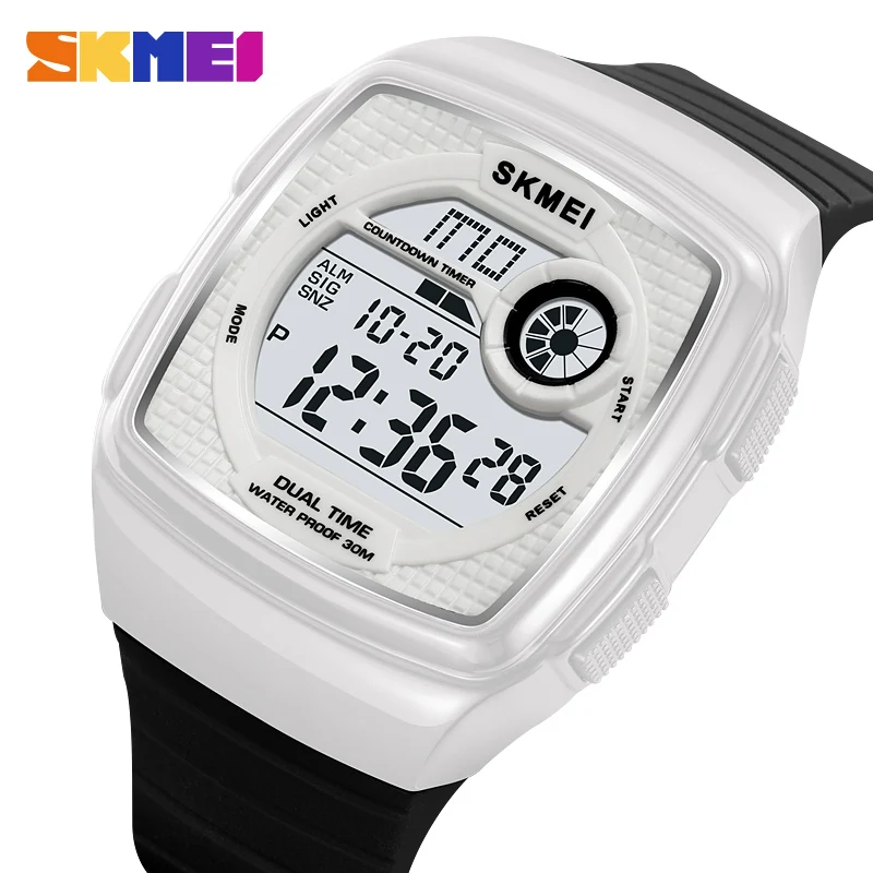 Skmei 2208 unique China male digital watch exclusive PU strap water resist Multi function storage sports reloj watch