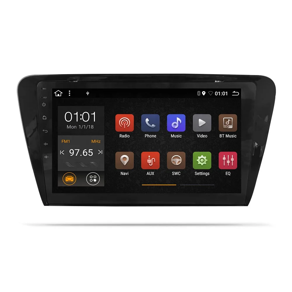 MCX 10.1 inch Android 10 car DVD multimedia player for Volkswagen Skoda Octavia 2 with WIFI GPS radio quad core touch screen