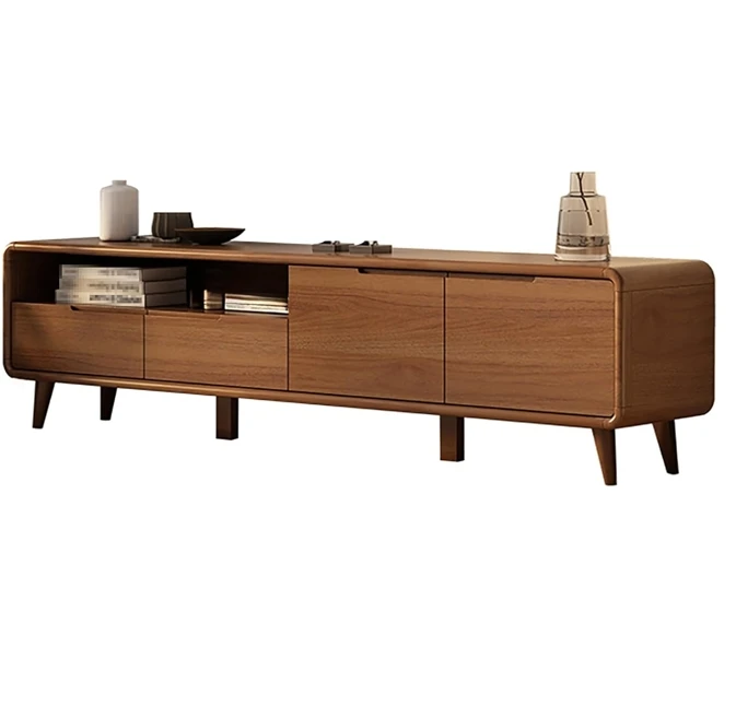 Combohome Customize Factory Price Modern Living Room Furniture Cherry Wood TV Stand Cabinet with Drawers