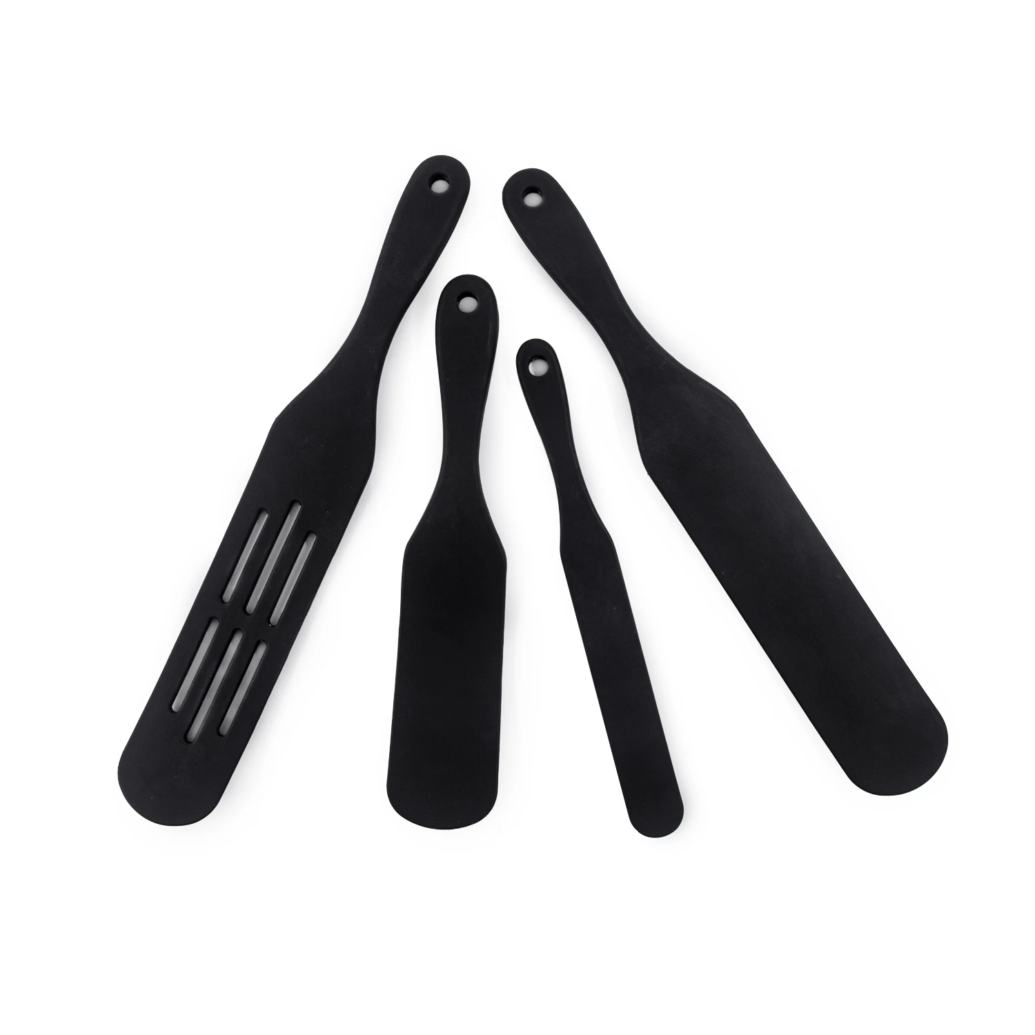4 Pieces Spurtles Kitchen Tools Silicone Cooking Utensils Spatula Kitchen Utensils Set