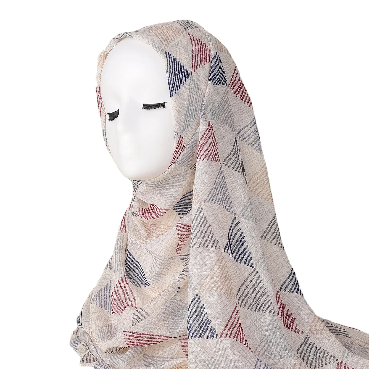 
Latest flower printing polyester scarf beach shawls Muslim Hijab other scarves 