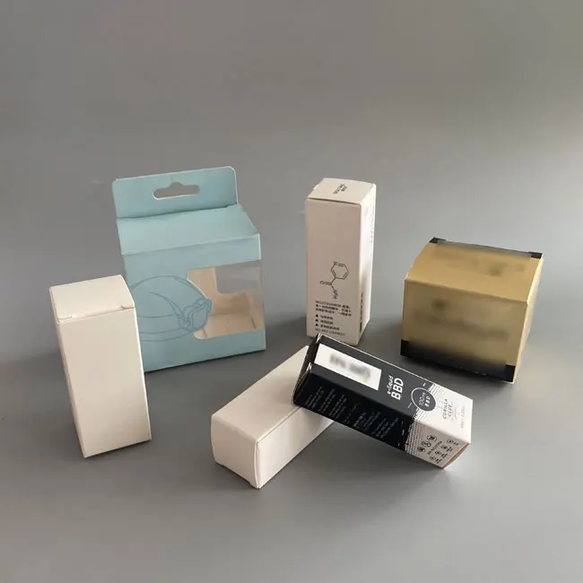 Cheap Paper Packaging Small White Box Packaging Plain White Black Brown Paper Box White Foldable Cardboard Box