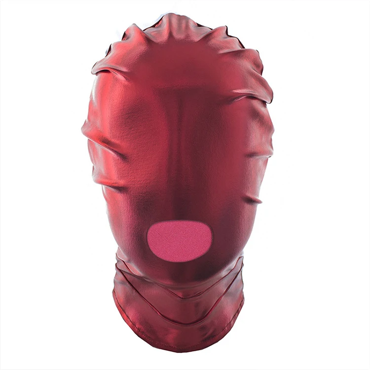 Full Wrap Erotic Hood Head Harness Fetish Alternative Toys Role Play Props