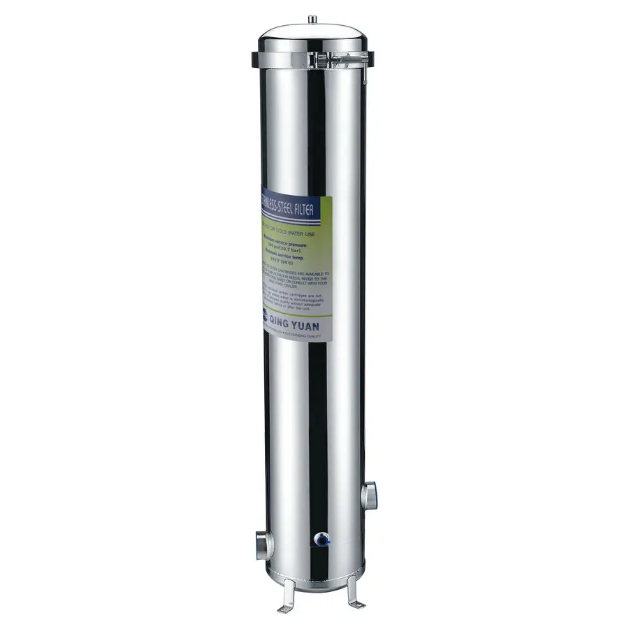 HONG HUI LA-7x40'  Stainless Steel Micron Multi Cartridges Clear Water Purifier Water Filter Housing