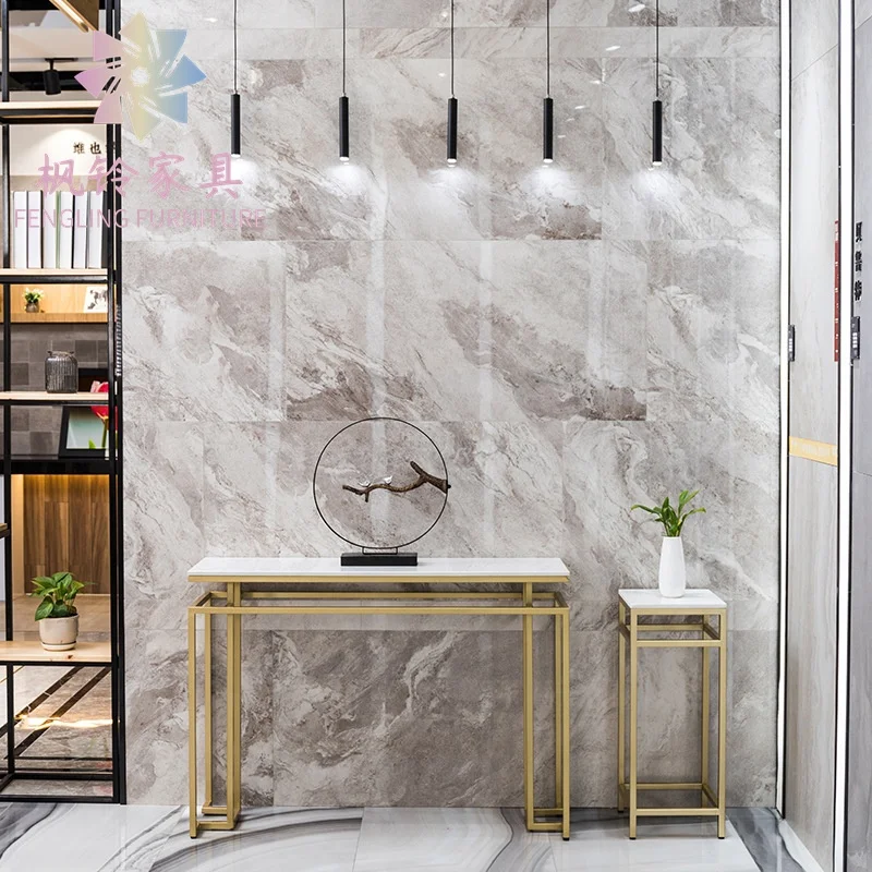Wholesale Bulk Console Tables For Living Room Furniture Console Table With Marble Retro CT011