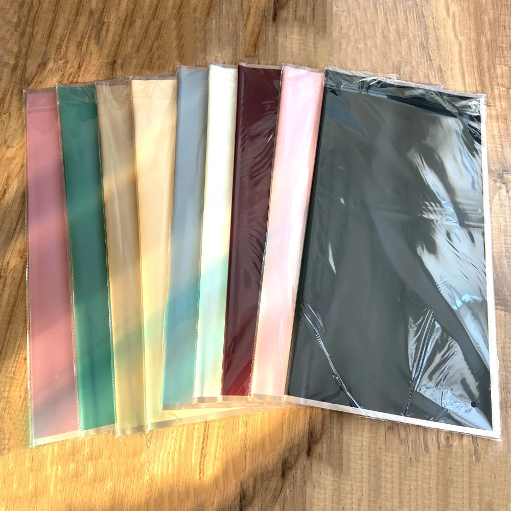 custom printing white black pink Florist Bouquet transparent gift packaging tissue waterproof flower packing paper