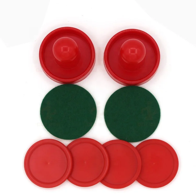 Push Hockey Pucks and Paddles Replacement Pucks for Air Hockey Games Table
