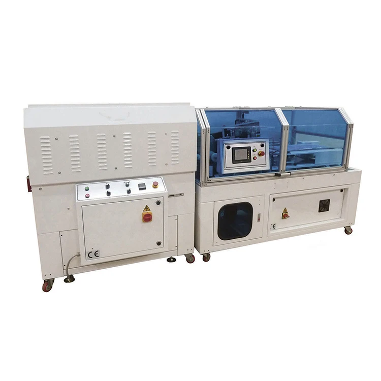 Auto Bottle Shrink Wrap Packing Machine Heat Tunnel Sealer Wrapper Automatic Shrink Sleeve Wrapping Packaging Machine