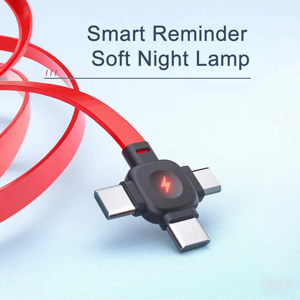 2025 Upgraded Multi Charging Cable 3 in 1 Retractable with Type C/Micro/USB/L Fast Charger Cord for Phone For Gift Custom