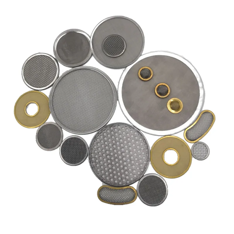 Edge packed metal filter disc Ring-edge filter disc Stainless steel micro round filter mesh