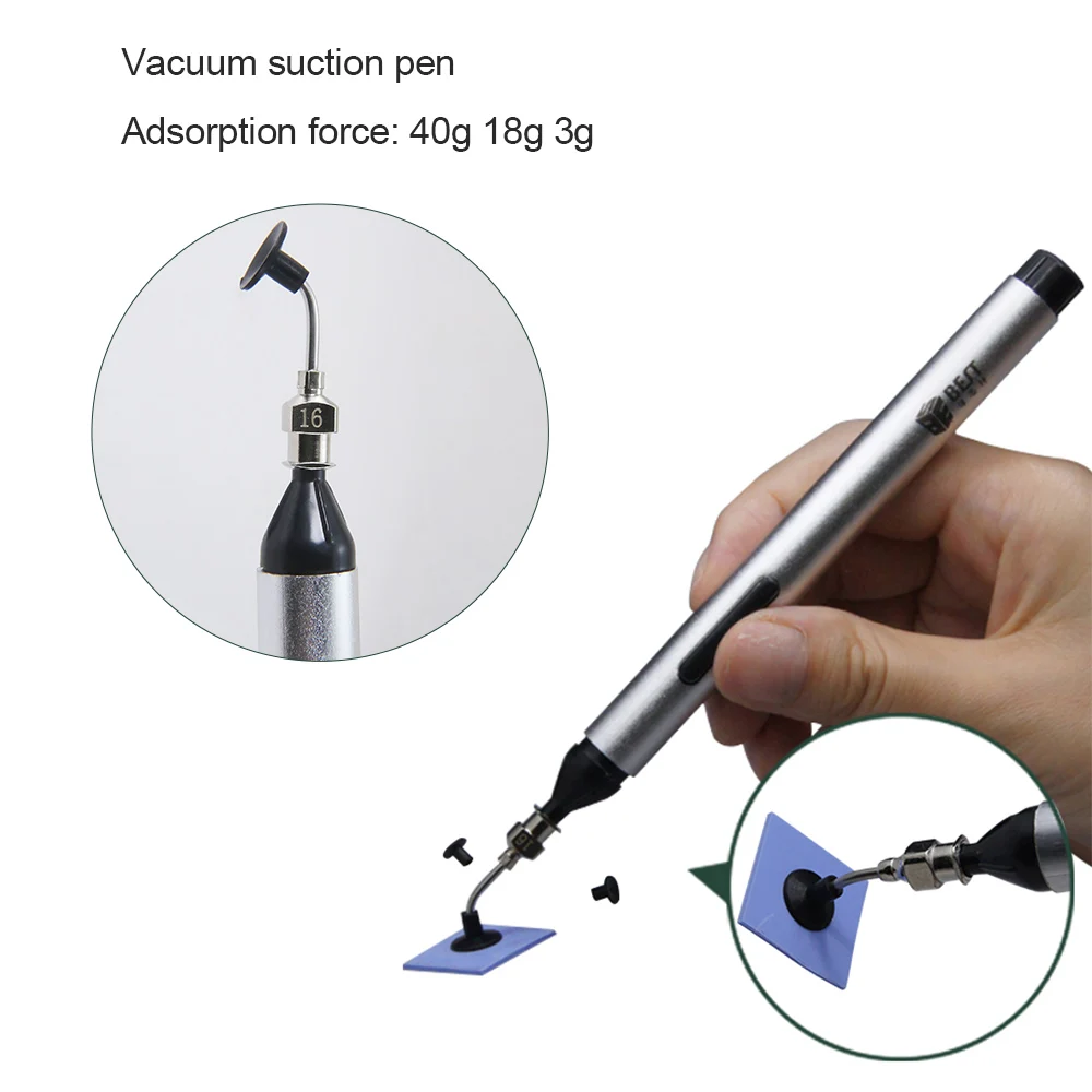BST-939 Vacuum Suction Pen Tools Header Vacuum Suction Pen Alternative Tweezers Pick Up Tools Mini Vacuum Sucking Pen Repair