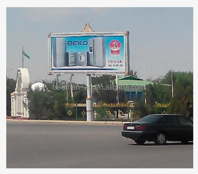 Trivision Trivision Billboard Top Building Advertising Rotating Trivision Billboard