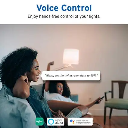 smart wifi dimmer control switch, voice control compatible with LED Lights, Works with Alexa and Google Home
