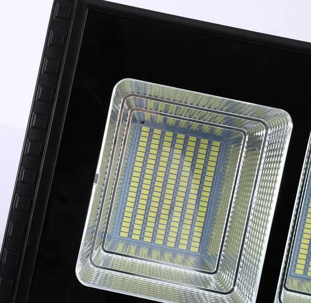 
Outdoor 300w Solar panel led light with remote control Dual-Head Solar flood light 