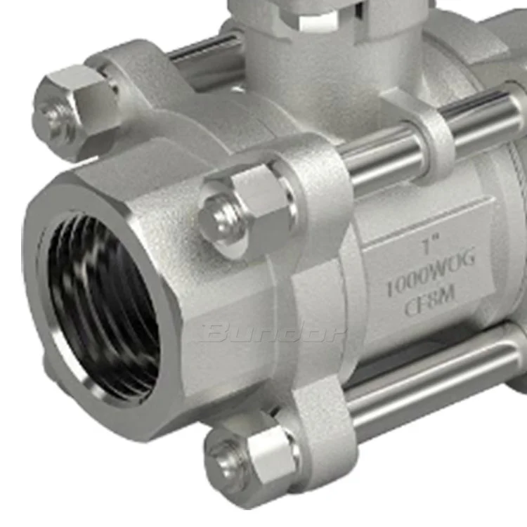 Шаровой кран Bundor CF8/CF8M ss316, прайс-лист, 4 дюйма, 100 мм, 3 шт., шаровой кран с высокой платформой