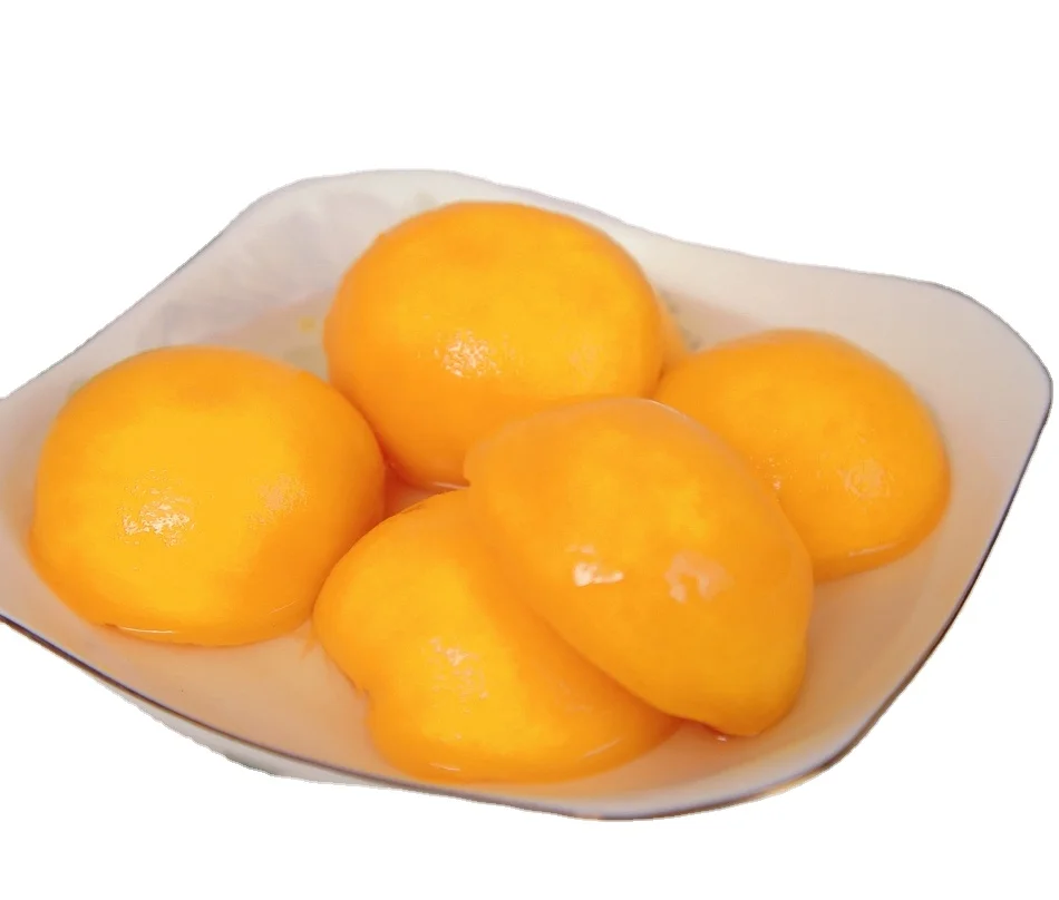 425g*24 Eady-to-Eat Canned Yellow Peaches  in Metal Tin Packaging Tin Can Canned Fruit