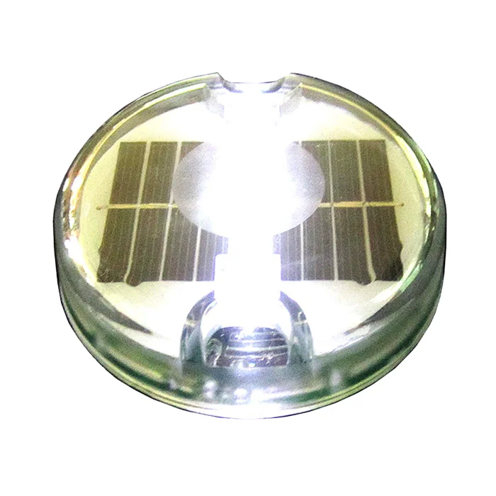 Plastic Reflective Custom led Solar Flashing Light Road Safety Products Yellow Traffic Solar led Road Stud Light