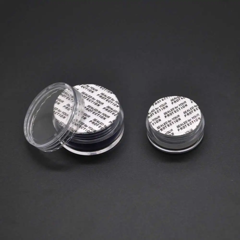 A 5 ml 10ml Acrylic Polystyrene Concentrate Container with Silicone Insert