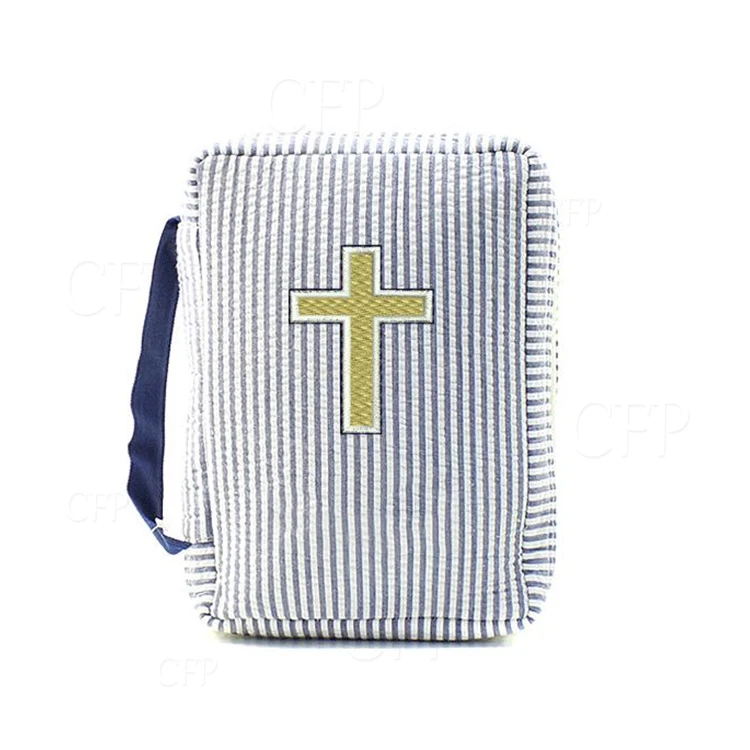 
CFP B090 Bible Carrier Seersucker Bible Case Book Cover 
