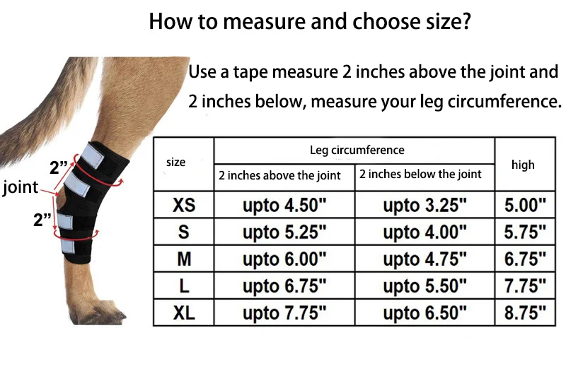 Amazon Hot Selling Customize  Recovery Protector Dog Knee Brace Orthopedic Dog Leg Brace Rear Hock