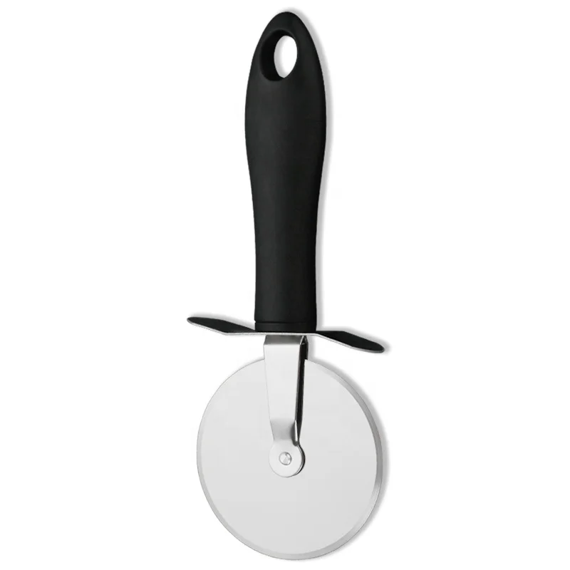 Premium Stainless Steel Pizza Cutter Wheel With Sharp Blades Easy Cleaning Anti-Skid Handle