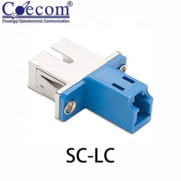 Factory Wholesale Fiber Optical Adapter SC LC Optical Adapter Fibre Optic Angel Adapter Coupler