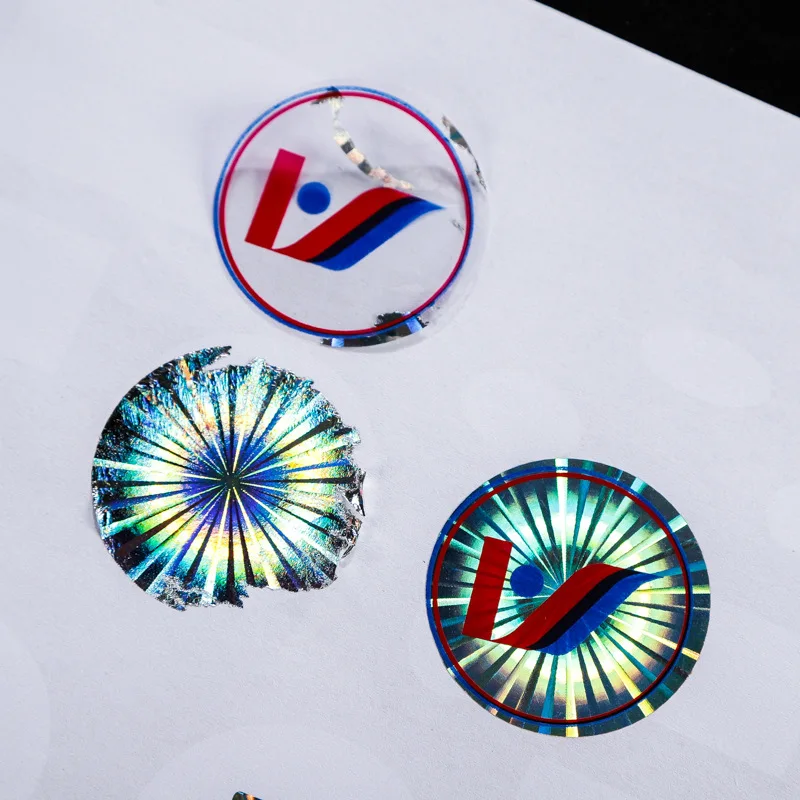 Custom new trends laser holographic sticker anti-counterfeiting label for high-end products