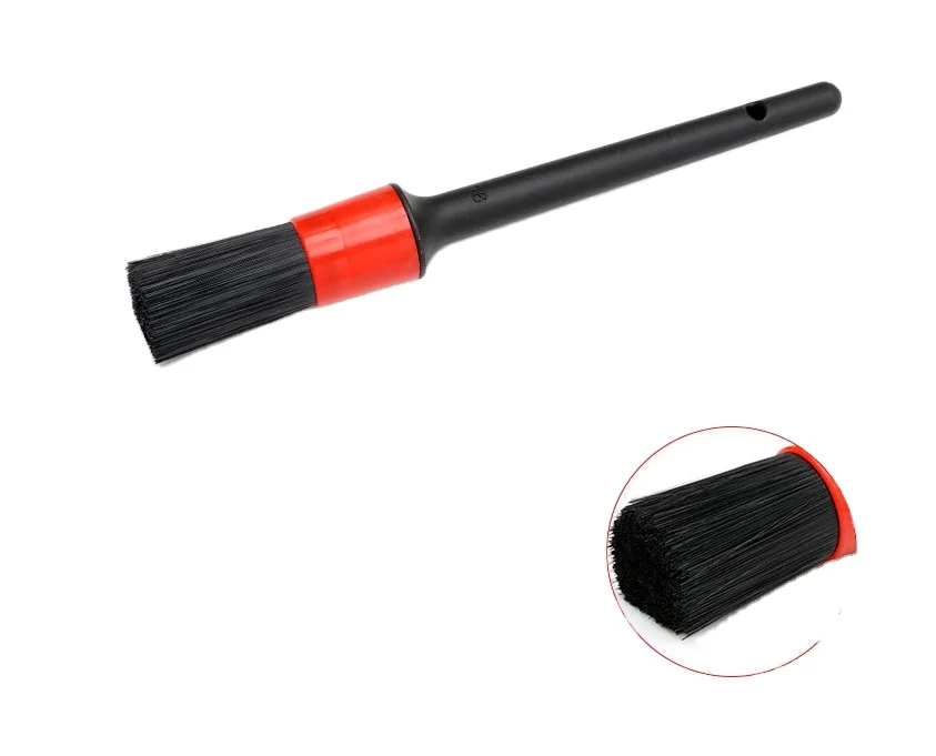 Round Chemical Fiber Cleaning Industrial Brush Car Interior Cleaning Brush For Air Conditioning Outlets