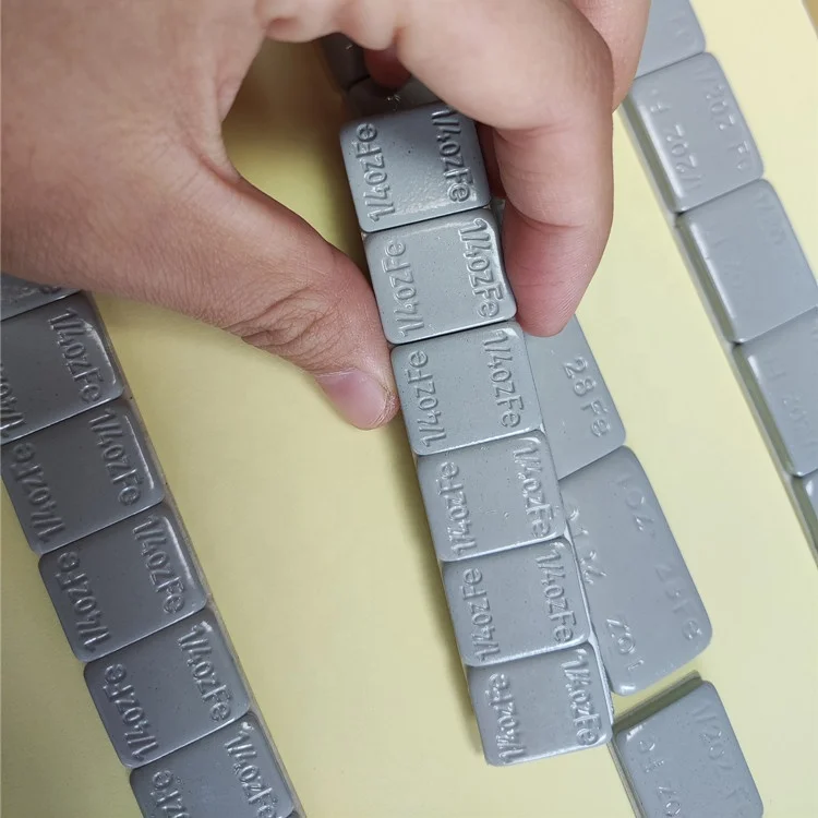 Fe Black coating Stick on Tire Wheel Balance Weight balancing weights