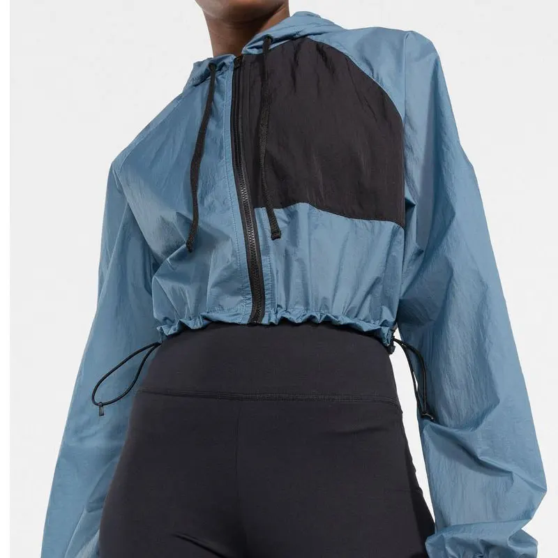 New Design100% Polyamide Sport Dropped Adjust Hem and Elasticated Cuff  Lightweight Windproof Sun Protection Jacket For women