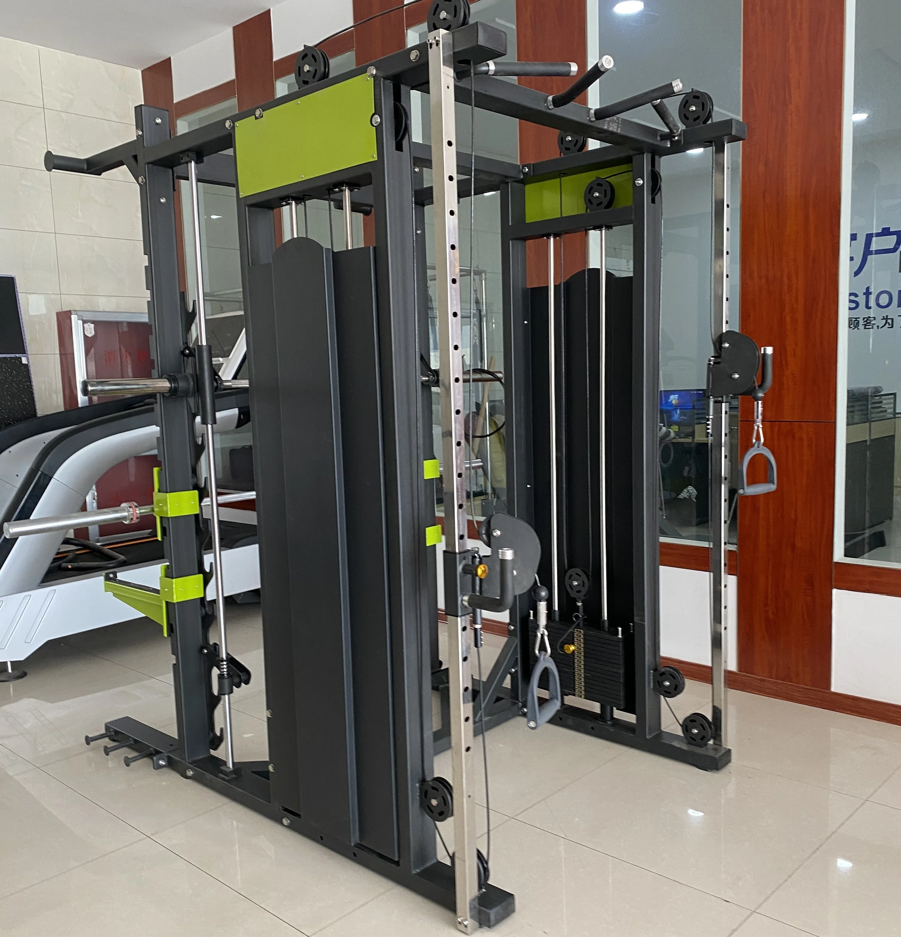 2021 New Type Multi-Functional Fitness Equipment Smith Machine Squat rack cable crossover