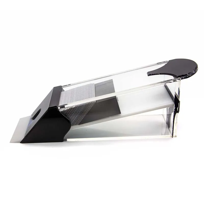Hot Selling Casino Accessories Acrylic Transparent Boot 1-8 Decks Playing Poker Cards Dealer Shoe