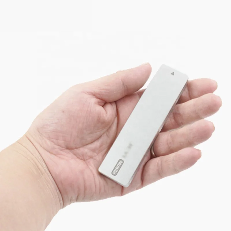 NEW TYPE-C USB3.1 to M. 2 NVME PCIE SSD enclosure PCI-E protocols MINI Aluminium mobile hard disk box JMS583 chip