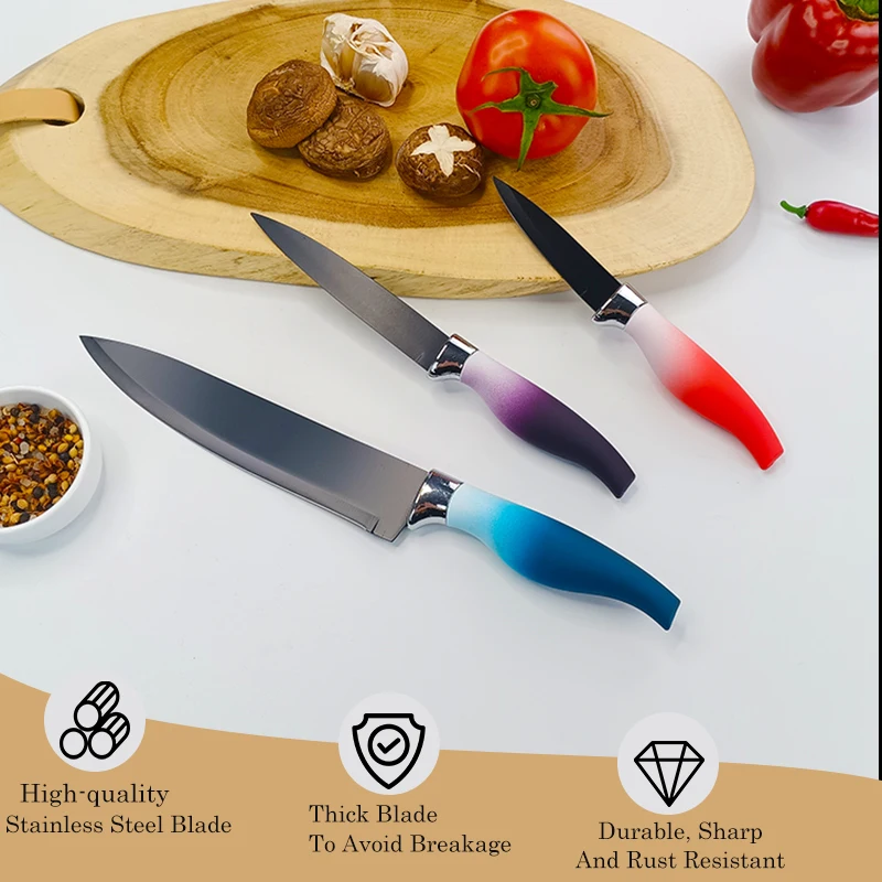 New Arrival Sharp Kitchen Knife Meat Cleaver High Carbon Steel Professional Chef Knife set