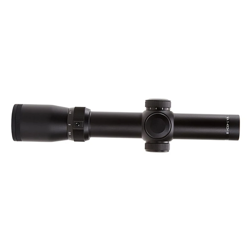 Новый дизайн чрезвычайно широкоугольный прицел обзора 1-4x24 с подсветкой тактический для охоты