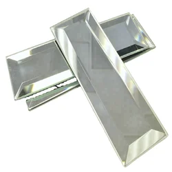 3mm 4mm thickness bathroom wall tiles / mirror decorative ceramic tile