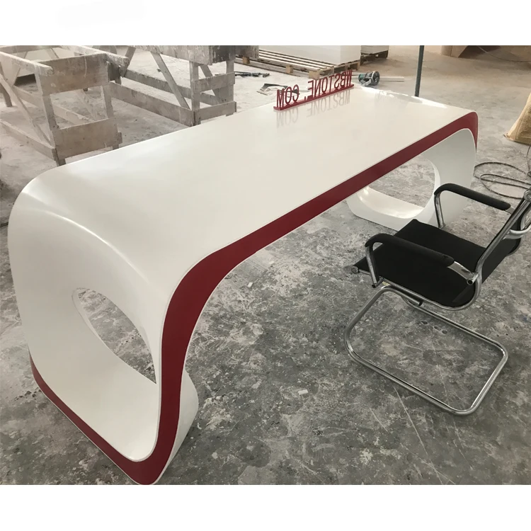 Special Design Fiberglass Office Table Leg Custom Design Marble Stone Ergonomic Office Desk Chair