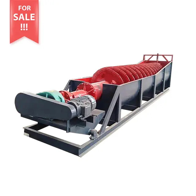 Long life favorable price screw sand washing plant spiral sand washer for sale