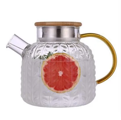 Modern Scandinavian Large Capacity Glass Water Kettle Cool White Open Office Water Cup Liang Water Suit Cool White Home Office