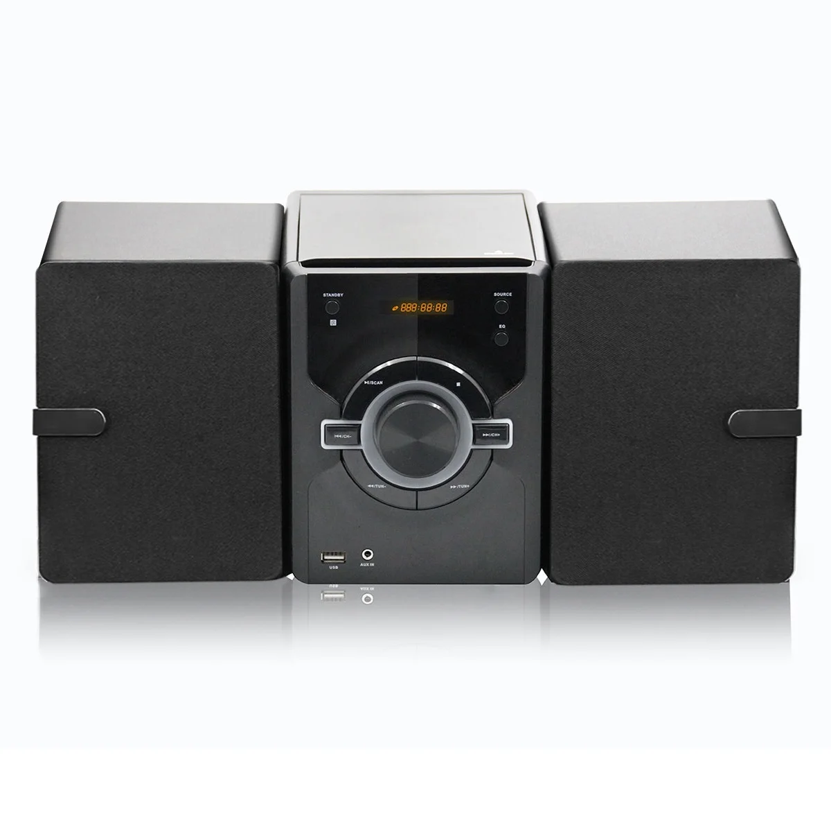 LONPOO MAX 80W Output clear sound micro dvd CD mini hi-fi system