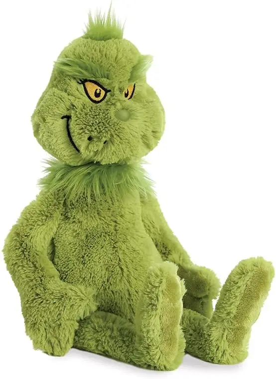 Grinch Stuffed Animal Plush Toy Doll Plush Toy Stuffed Animal Toy Collective Doll Christmas Decoration Gifts for Kids Boys Girls