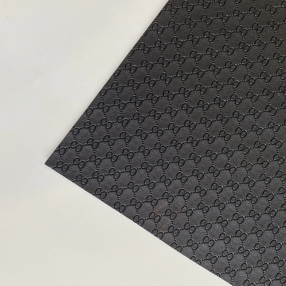 New Arrival printed fabric leather pvc synthetic leather pattern faux cuero material fabric pvc leather bags for sofa