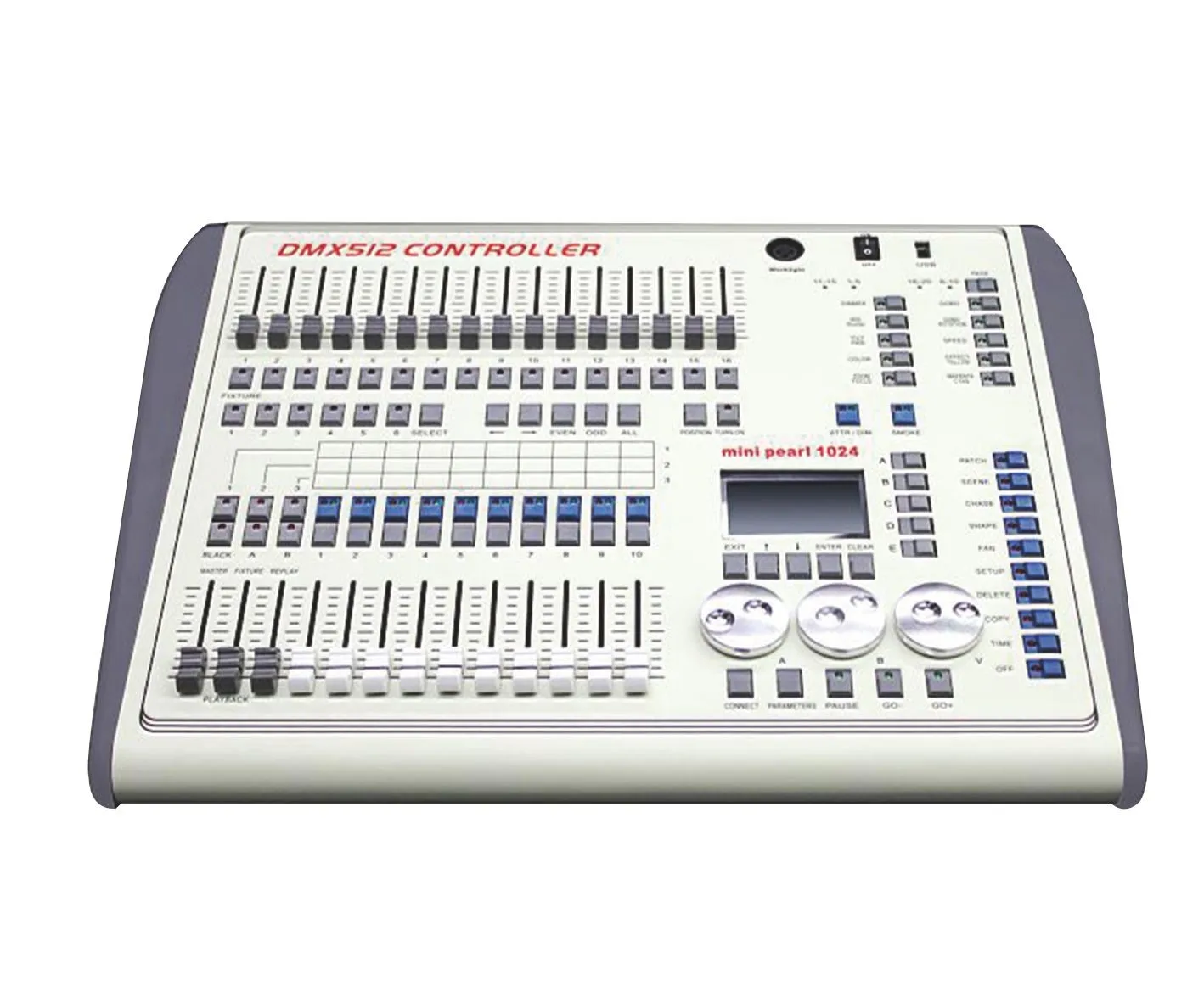  Лидер продаж DMX512 сценическое движущееся головное освещение консоль мини жемчуг 1024B контроллер сценического