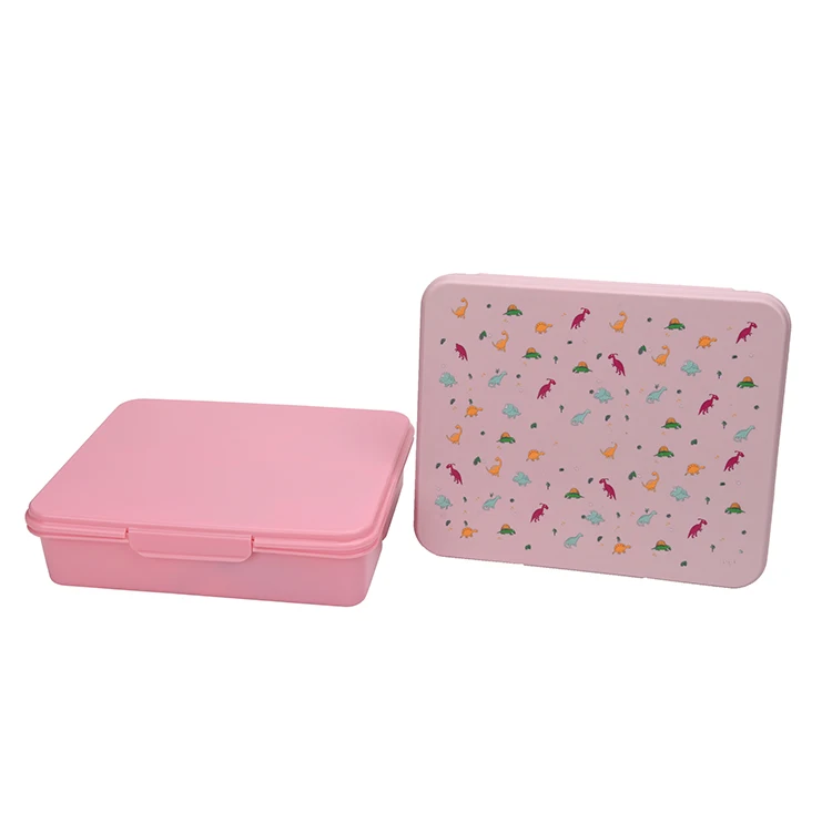 Aohea Custom Colour Microwave Safe Portable Stack Pink Kids  Lunch Picnic Box